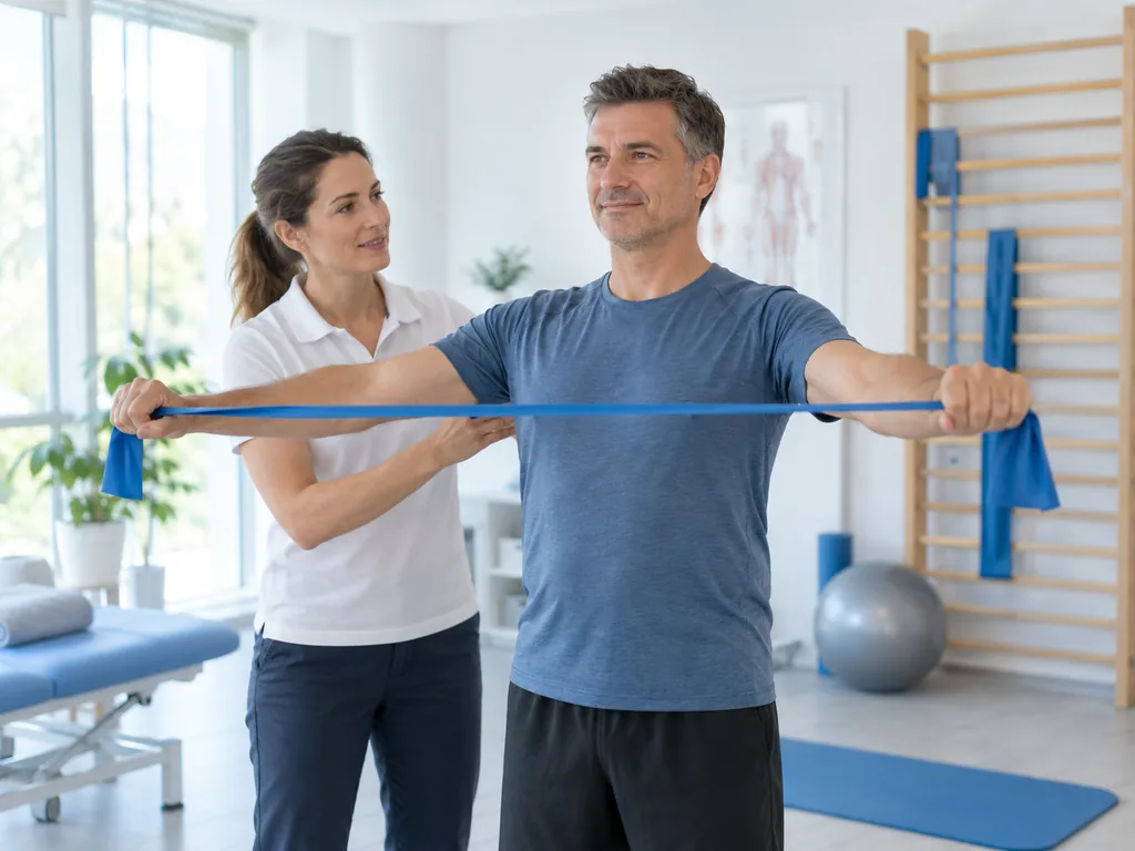 Persönlich begleitete physiotherapeutische Übung